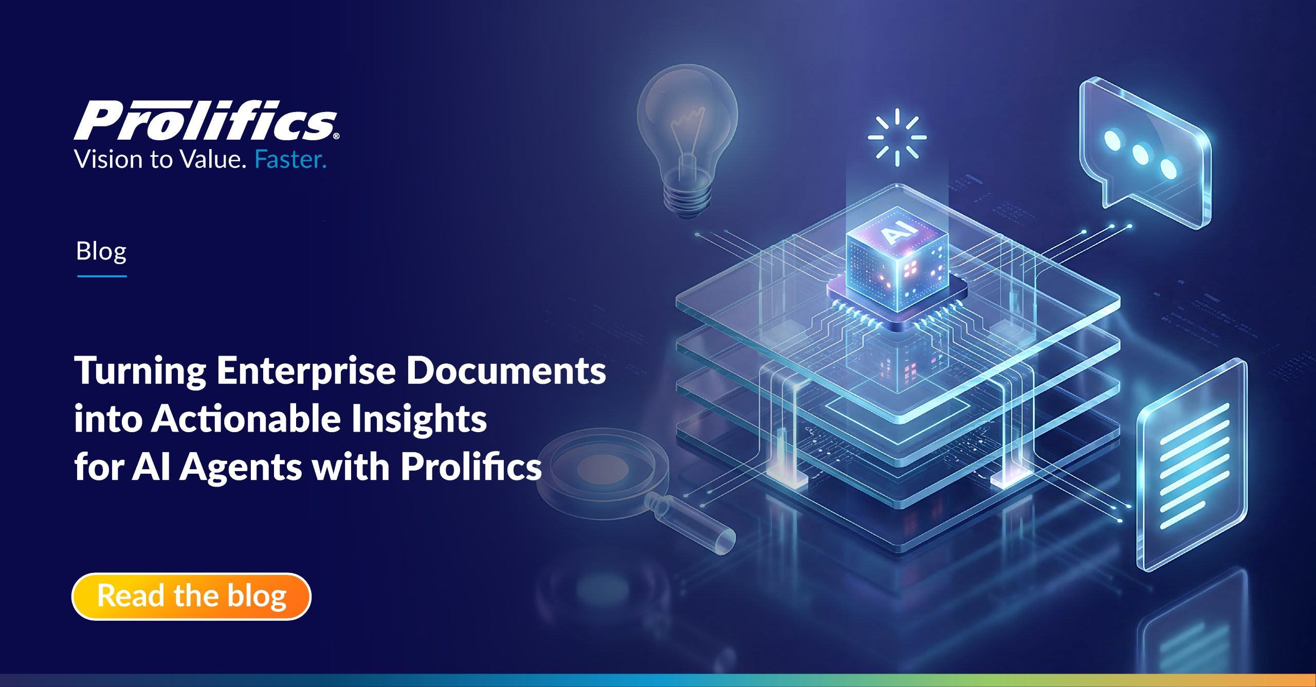 Turning Enterprise Documents into Actionable Insights for AI Agents with Prolifics
